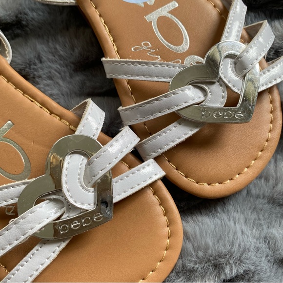 Bebe Toddler Heart Sandals - Picture 2 of 6